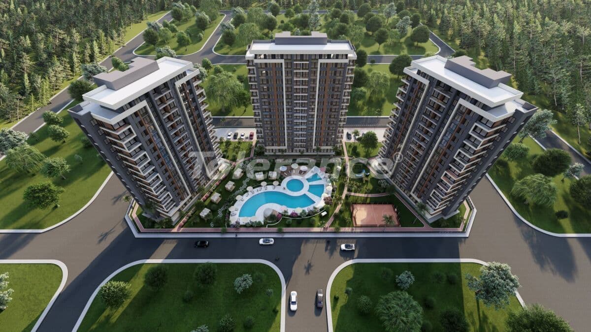 Апартаменты в Мерсине, Турция, 60 м²