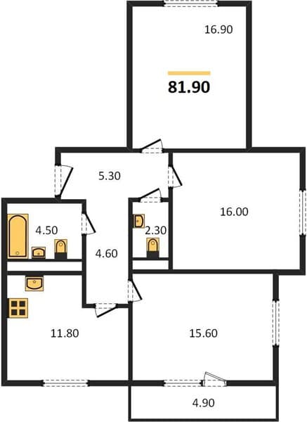 2-Bedroom Apartment in Mountain Quarter, Sochi