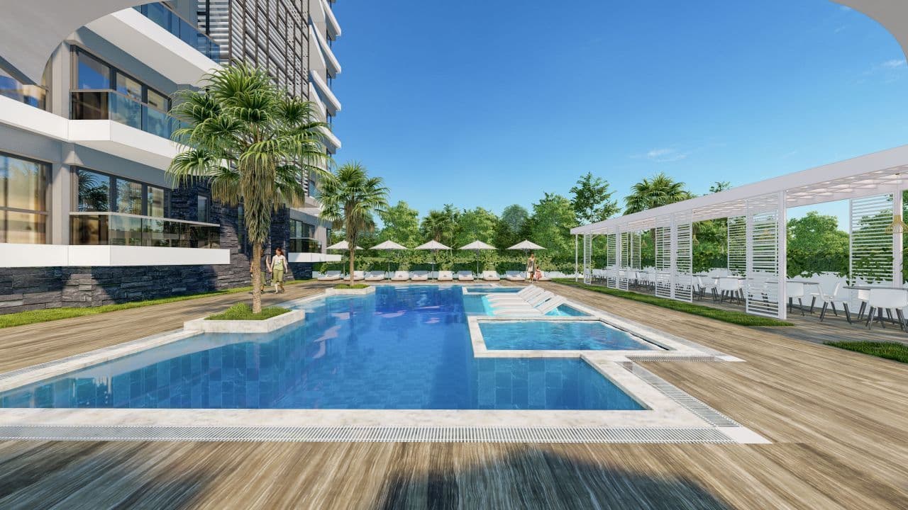 Квартира в Алании, Турция, 50 м², фото 3