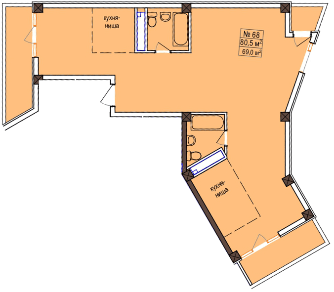 Studio Apartment in Marmelad, Sochi