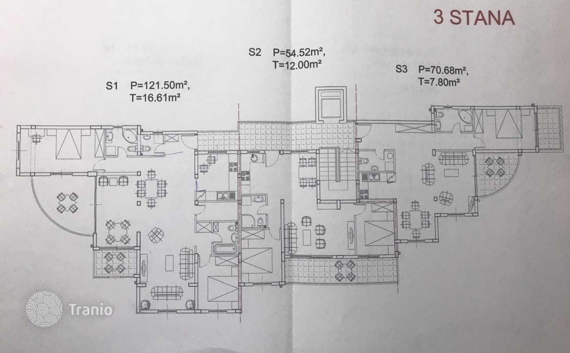 Apartment 476 m² in Budva