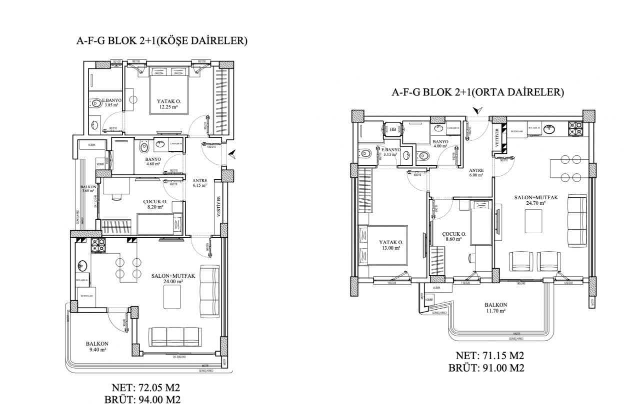 Квартира в Анталии, Турция, 95 м², фото 3