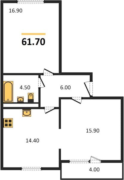 2-Bedroom Apartment in Gorny Kvartal, Sochi