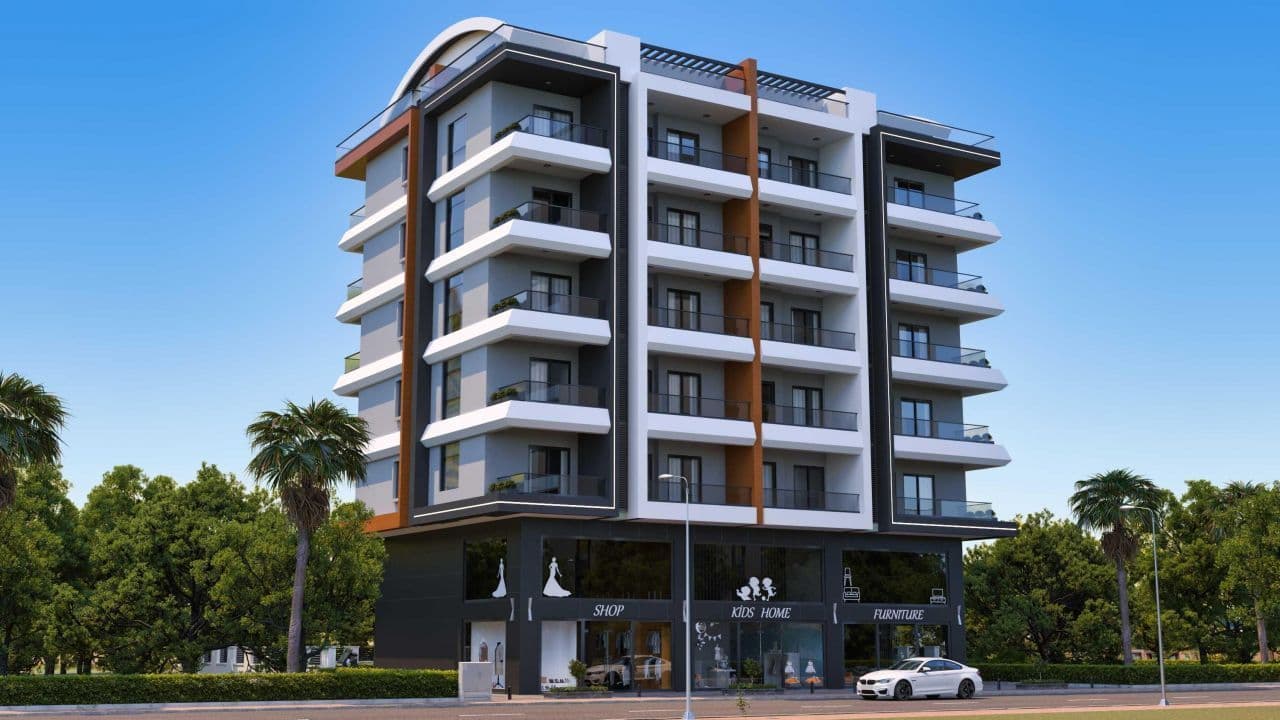 Квартира в Алании, Турция, 55 м²