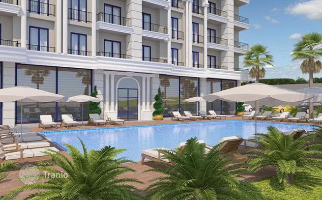 1-Bedroom (1+1) Apartment with Sea View in Avsallar, Alanya