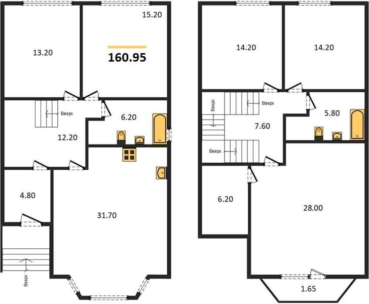5-Bedroom House 160.95 m² on Ground Floor in Semigorsky, Novorossiysk