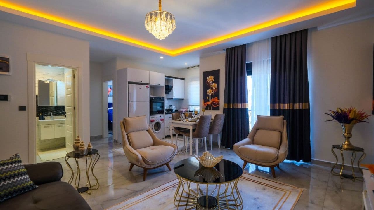 Квартира в Алании, Турция, 60 м², фото 2
