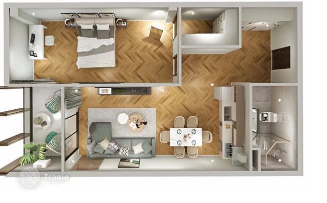1-Bedroom Apartment in Premium Development in Tbilisi City Center
