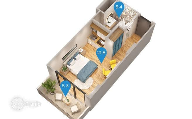Studio Apartment Near the Sea in Batumi, photo 4