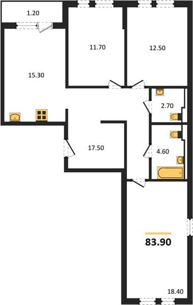 2-Bedroom Apartment with Sea View in Novorossiysk