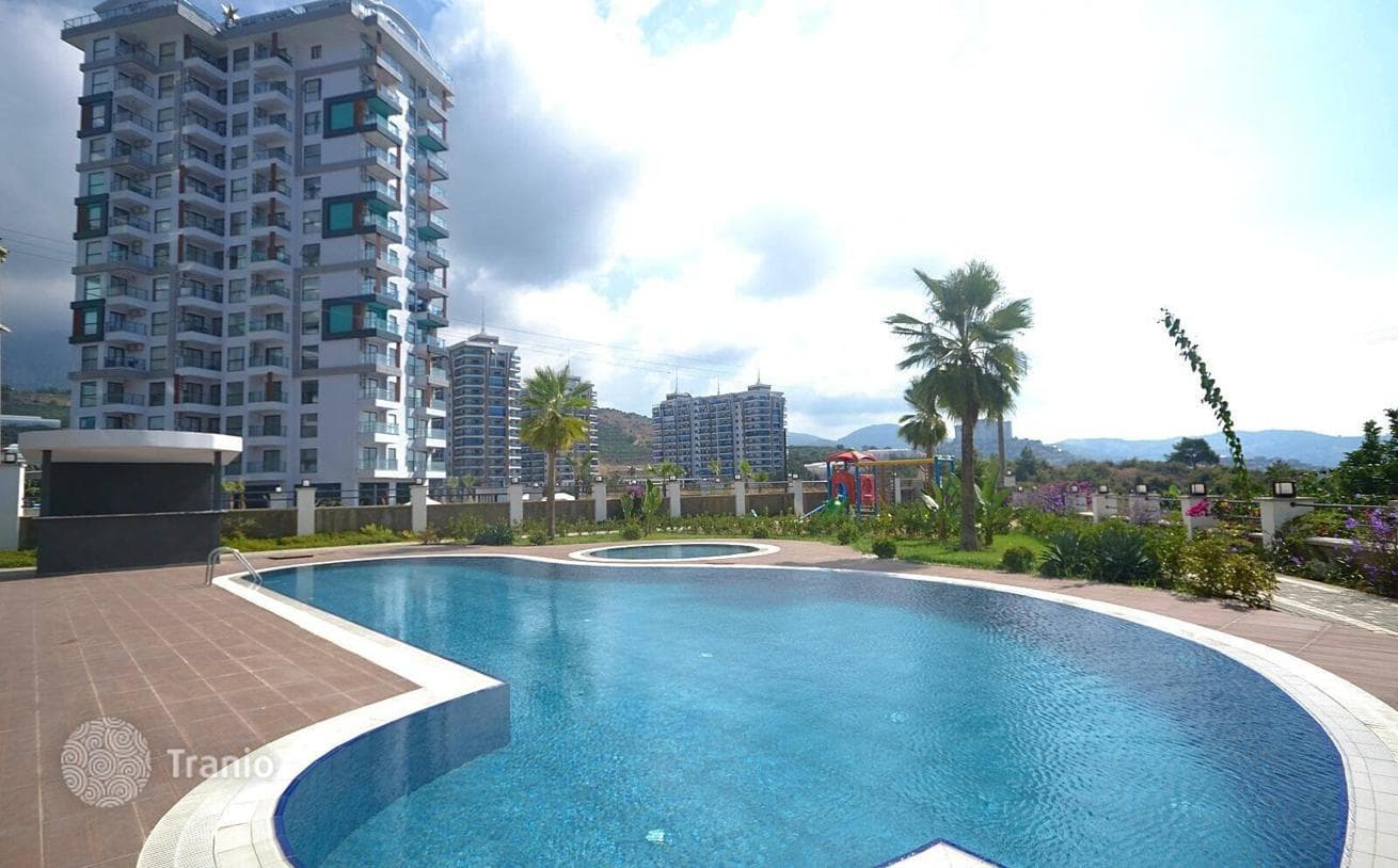 1-Bedroom Apartment with Sea and City Views in Mahmutlar, Alanya