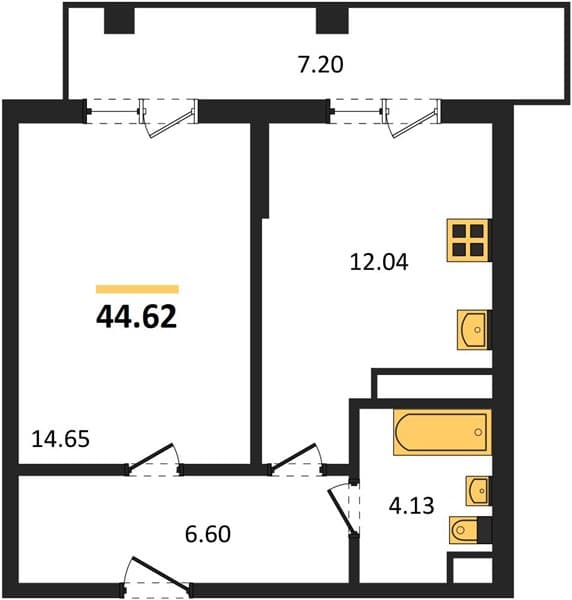 Studio Apartment in Marine Garden Sochi 4* Hotels and Resort, Sochi