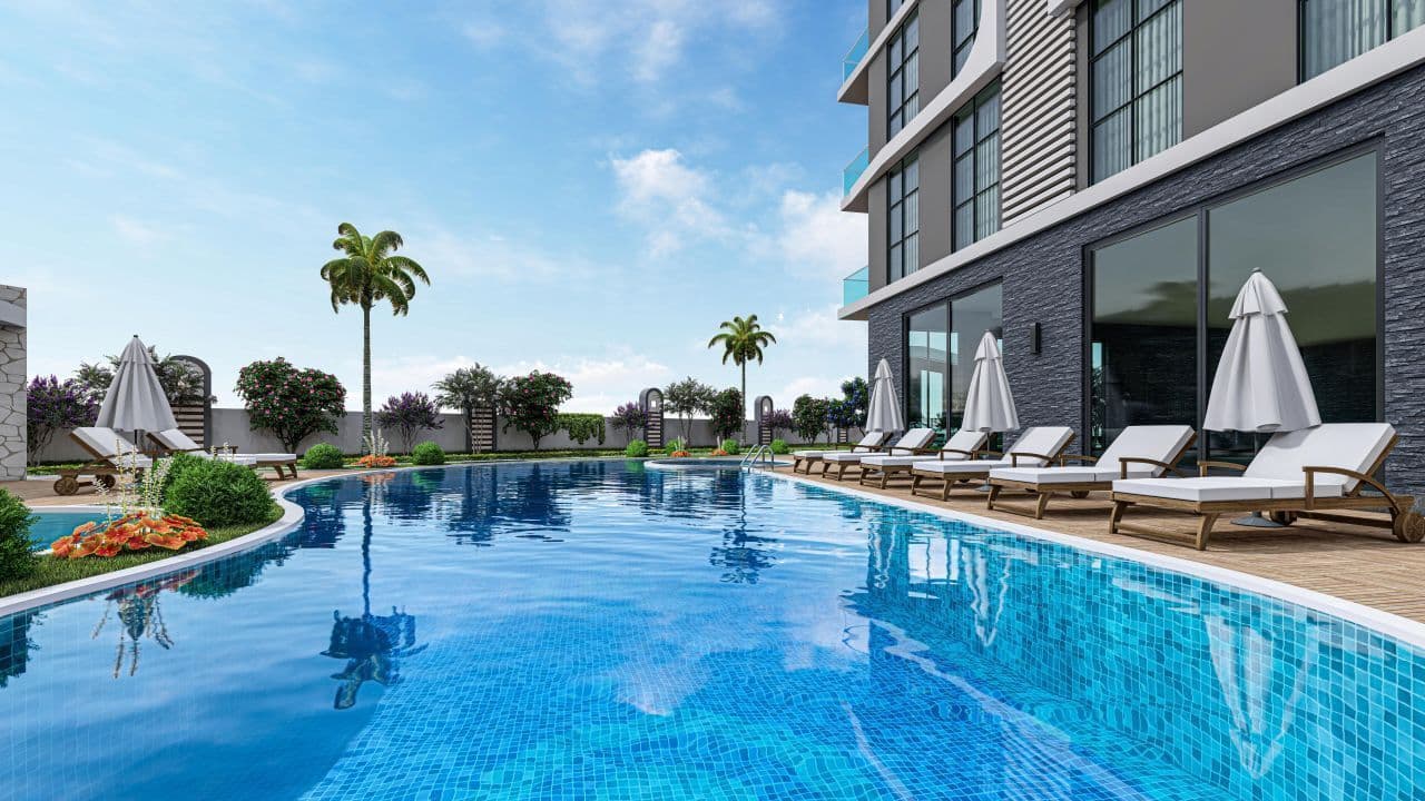 Квартира в Алании, Турция, 54 м², фото 2