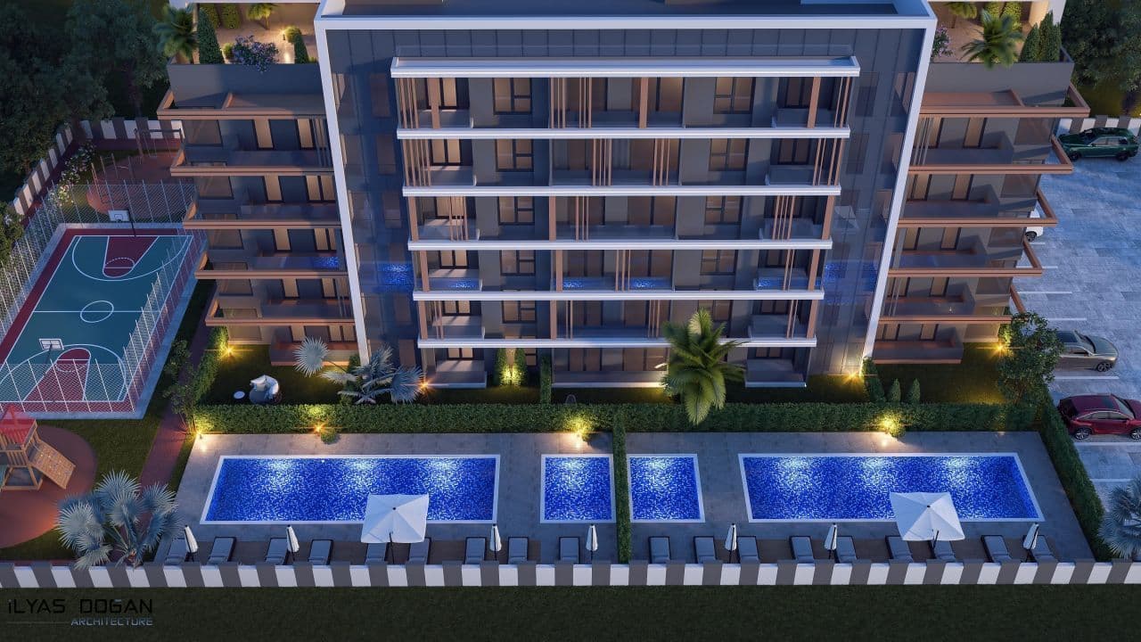 Квартира в Анталии, Турция, 45 м²