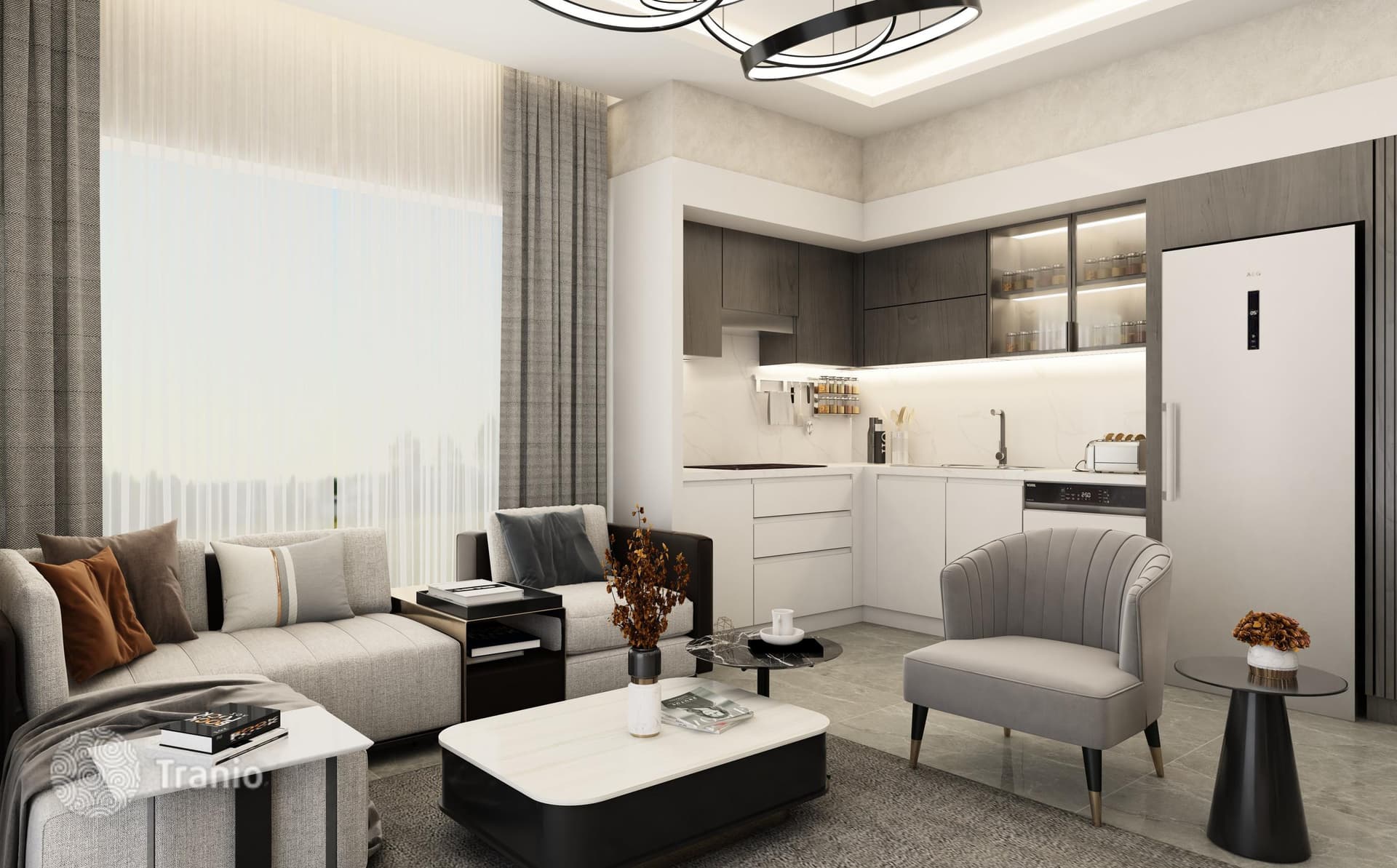 1-, 2- and 3-Bedroom Apartments with Shared Pool 200 m from the Beach in Alanya, photo 2
