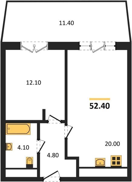 1-Bedroom Apartment in Hotel Complex Morello, Anapa