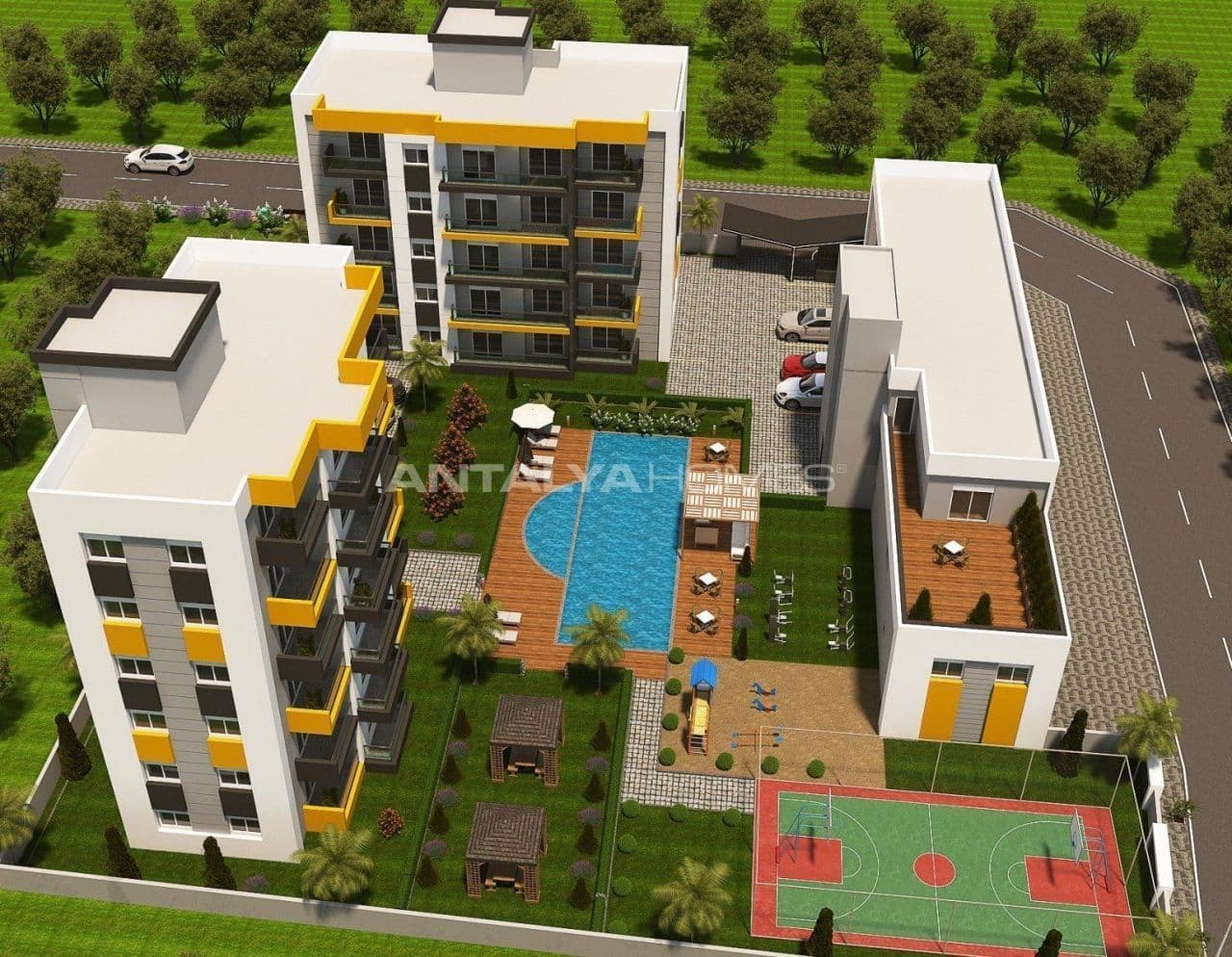 Апартаменты в Анталии, Турция, 65 м², фото 3