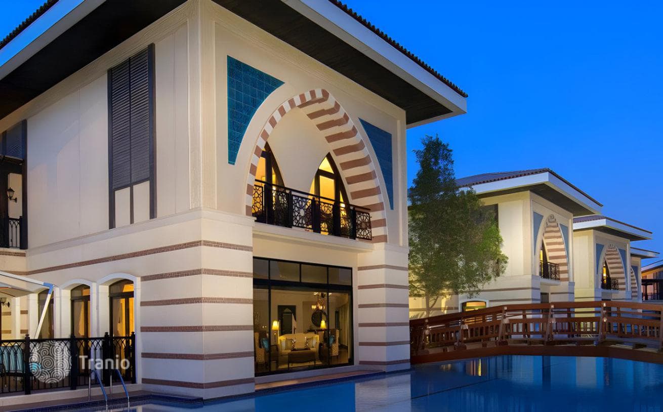 Комплекс элитных вилл Zabeel Saray Royal Villas прямо на пляже в The Palm Jumeirah, Дубай, ОАЭ, фото 2