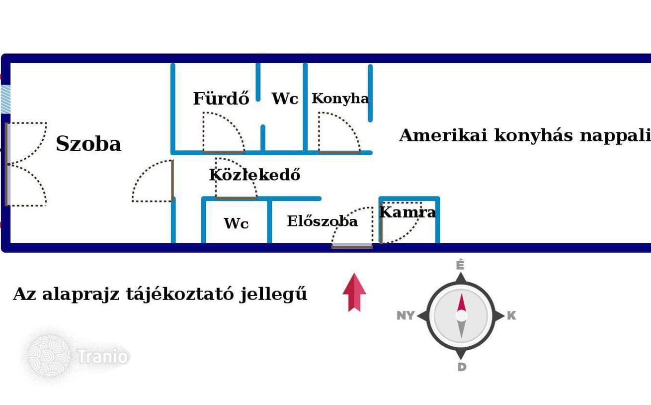 2-комнатная квартира 74 м² в Районе VII (Эржебетвароше), Венгрия, фото 3