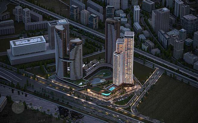 New High-Rise Apartments with Pools and Gardens 720 m from the Sea in Izmir, photo 4