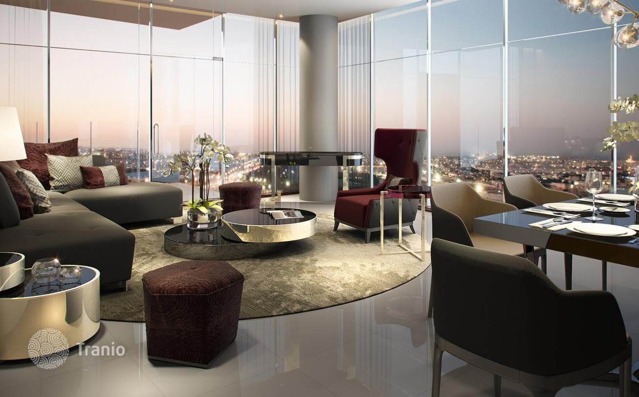 Жилой комплекс Aykon Heights с видом на гавань, водный канал и город, Business Bay, Дубай, ОАЭ, фото 4