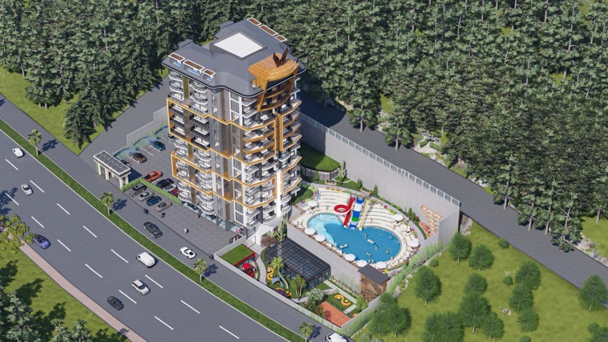 Квартира в Алании, Турция, 50 м²