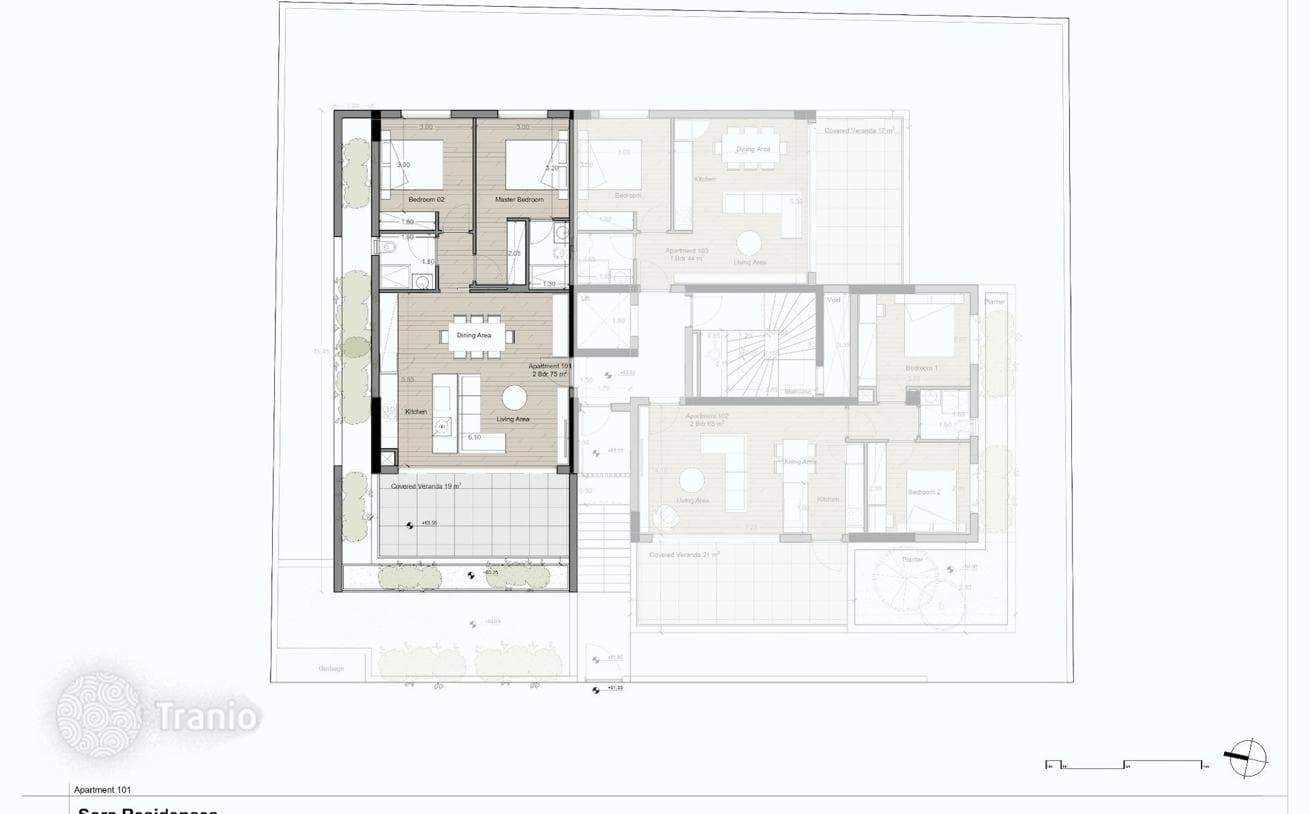 2-комнатная квартира 75 м² в Гермасойе, Кипр, фото 4