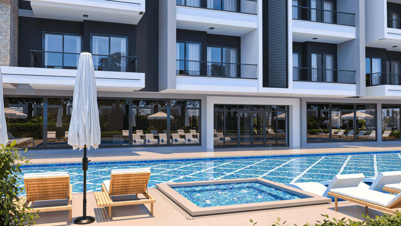 Апартаменты в Авсалларе, Турция, 55 м²