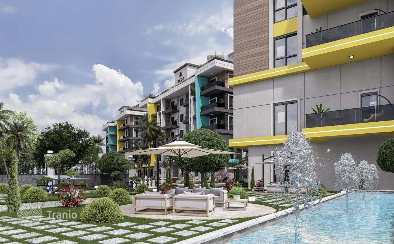 New Apartments with Shared Pools and Water Park in Oba, Alanya, photo 2
