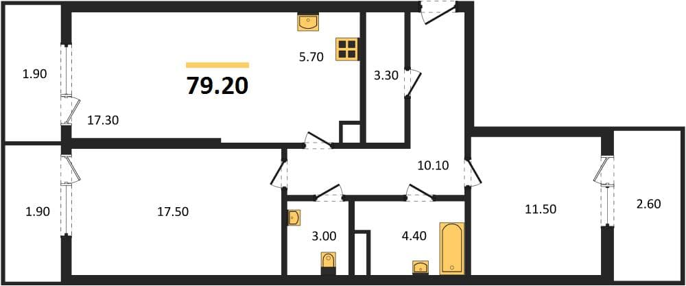 1-Bedroom Apartment in Supsekh