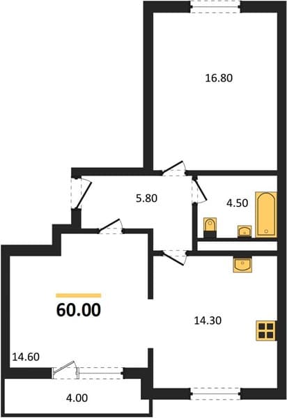 1-Bedroom Apartment in Mountain Quarter, Sochi