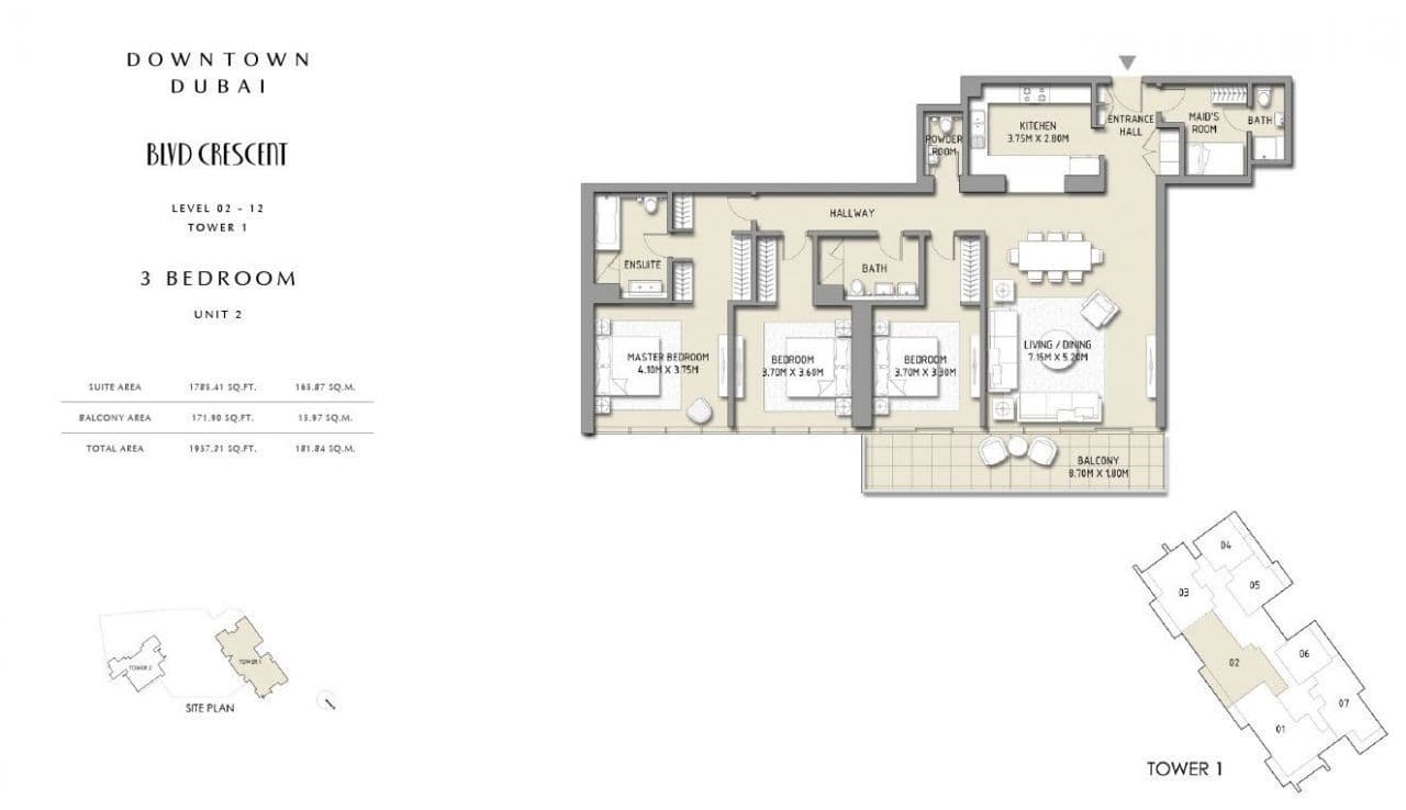 Квартира в Дубае, ОАЭ, 182.93 м², фото 4