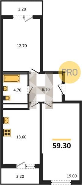 1-Bedroom Apartment in Oblaka-3, Novorossiysk