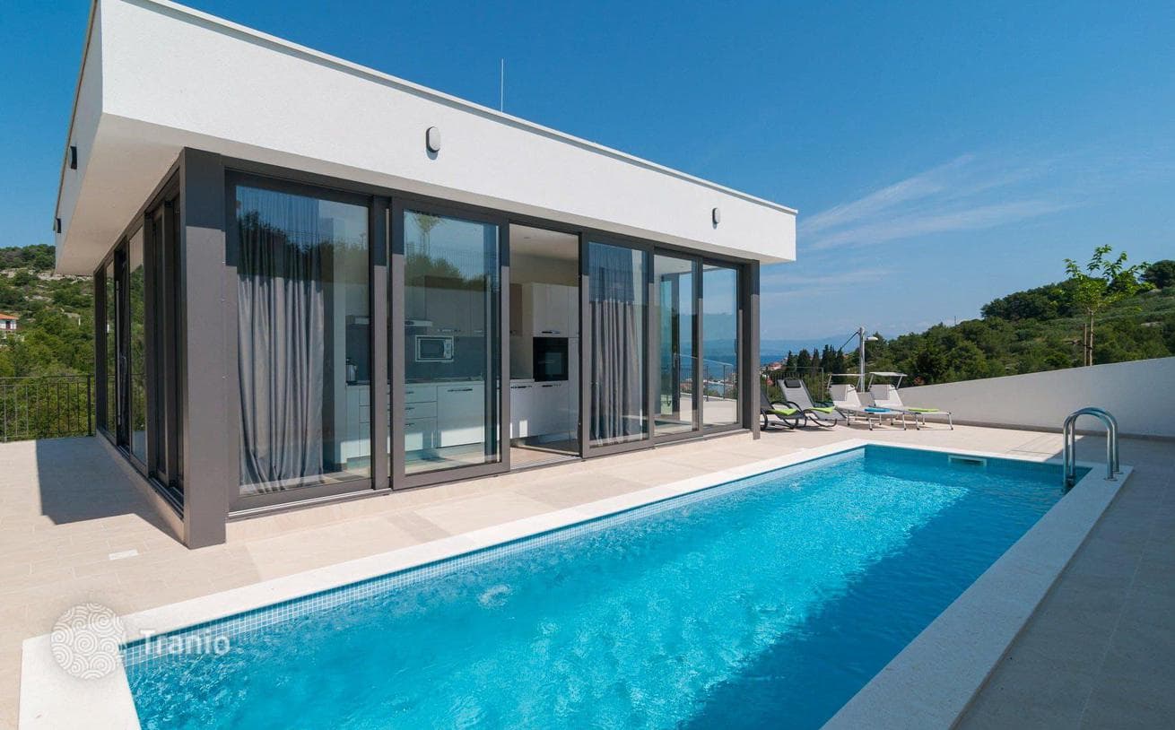Modern Villa with Gym and Sea View in Solta, Croatia