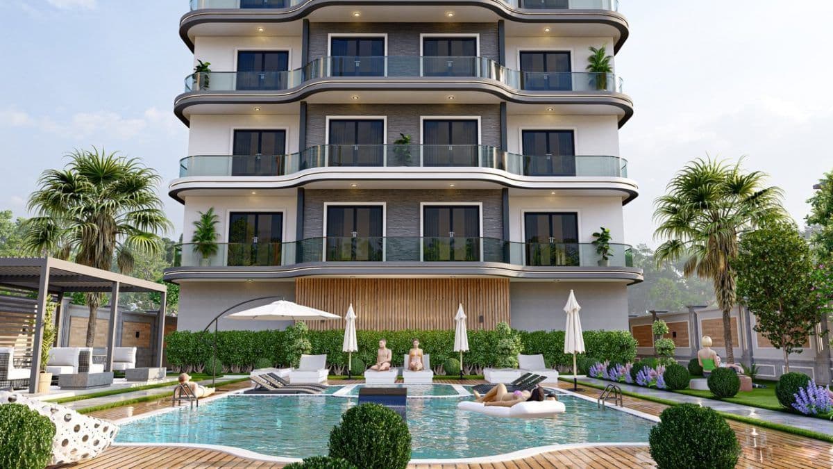 Квартира в Кестеле, Турция, 53 м²