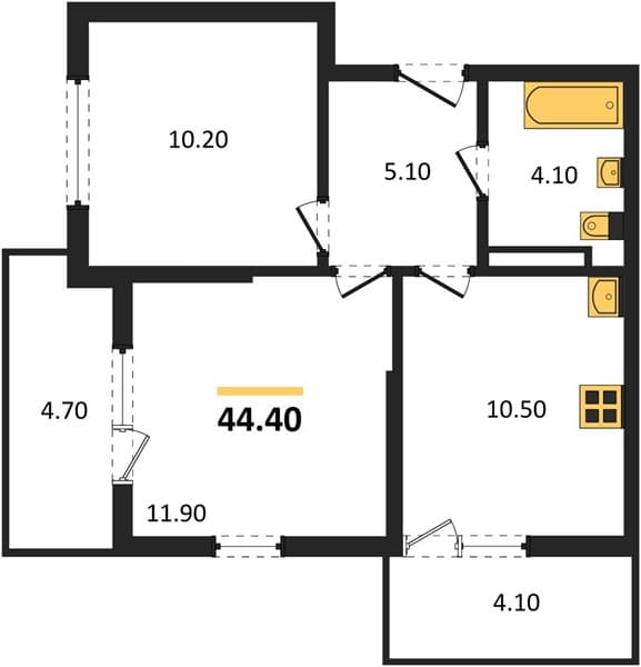 Apartment in Lestoria, Sochi