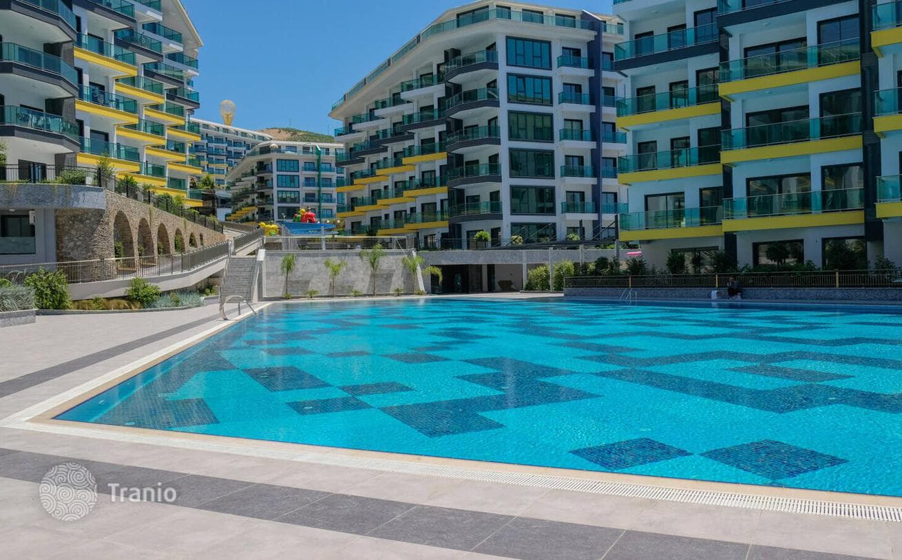Completed Apartments with Private Beach in Kargicak, Alanya
