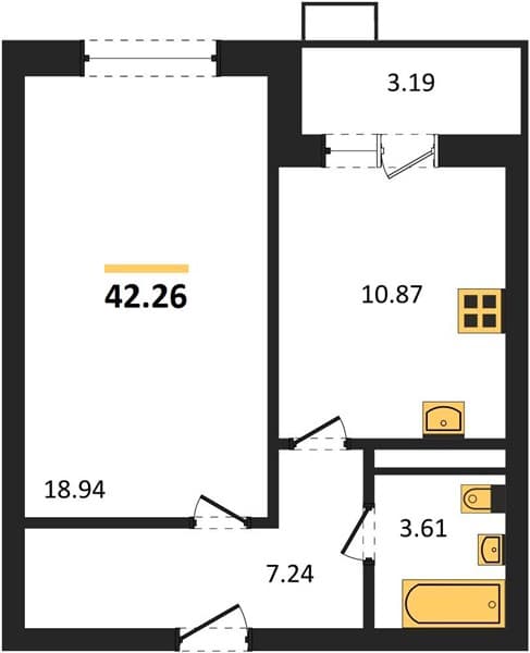 Studio Apartment in Sady U Morya, Temryuk