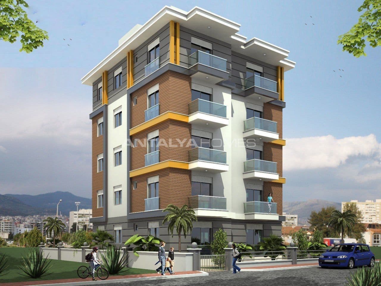 Апартаменты в Анталии, Турция, 75 м²