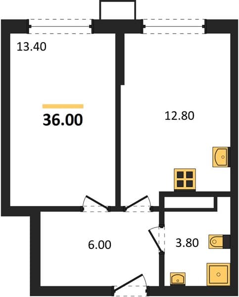 1-Bedroom Apartment in Porto Novo, Tsemdolina