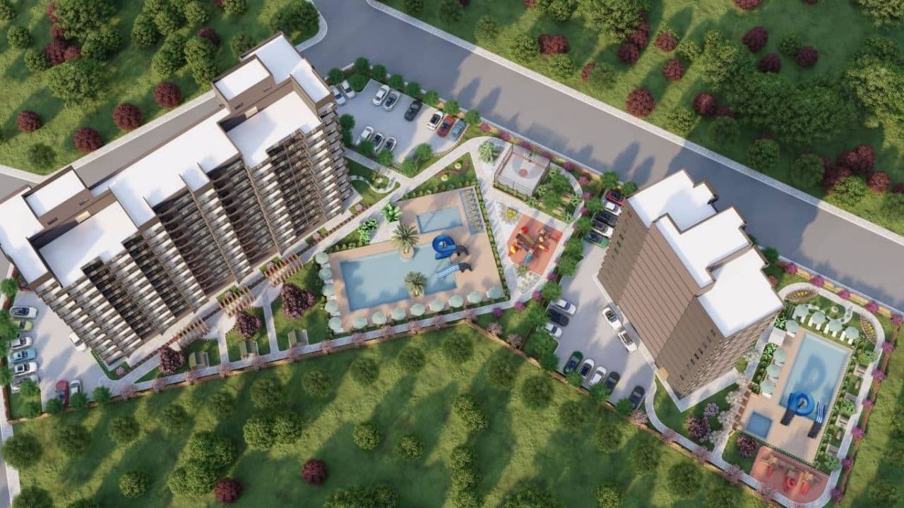 Апартаменты в Мерсине, Турция, 43 м²