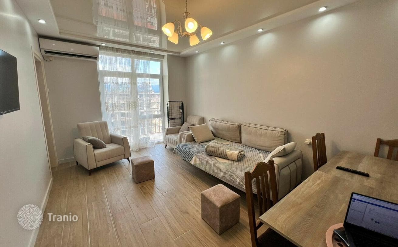 2-Bedroom Apartment with Sea View 500 m from the Beach in Batumi