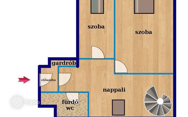 5-комнатная квартира 91 м² в Районе XIII, Венгрия, фото 2