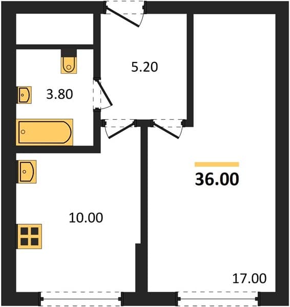 Studio Apartment in Barsa, Novorossiysk