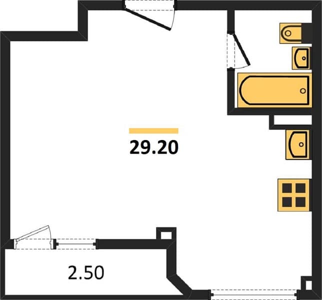 Studio Apartment in More, Sochi