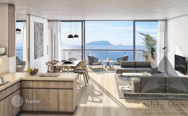 2-Bedroom Apartment with Sea View in Budva, Montenegro