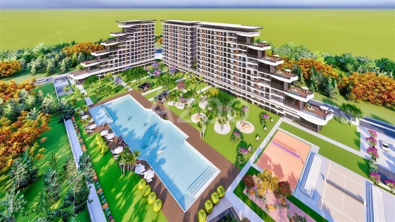 Апартаменты в Анталии, Турция, 54 м²