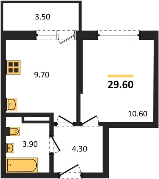 Studio Apartment in Flora, Kudepta, Sochi