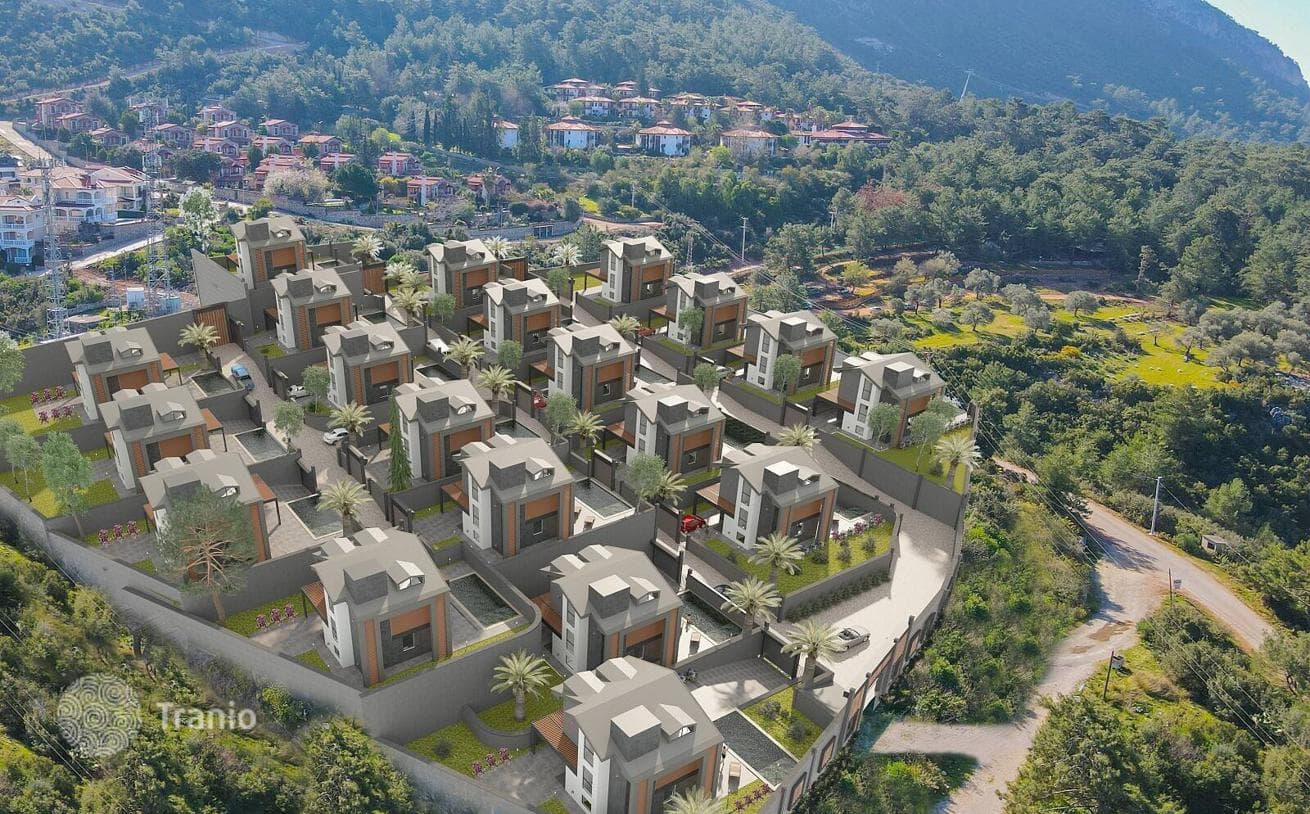 3-Bedroom (3+1) Luxury Villa with Sea View in Ovacik, Fethiye