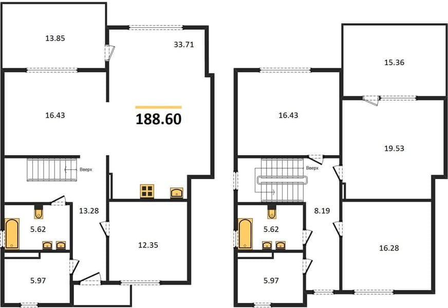 4-Bedroom Apartment with 188.60 m² in Villa Sole, Anapa